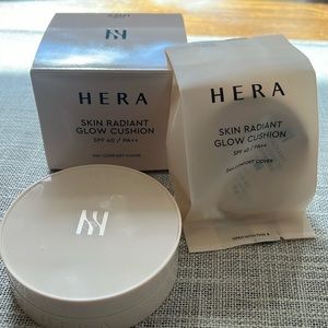 NWT HERA skin, radiant glow cushion, compact SPF 40 made in Korea